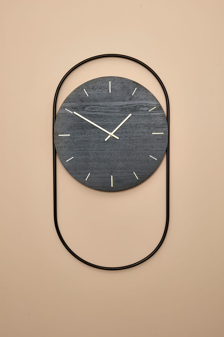 A-Wall 壁時計 41x76 cm - Black-brass - Andersen Furniture