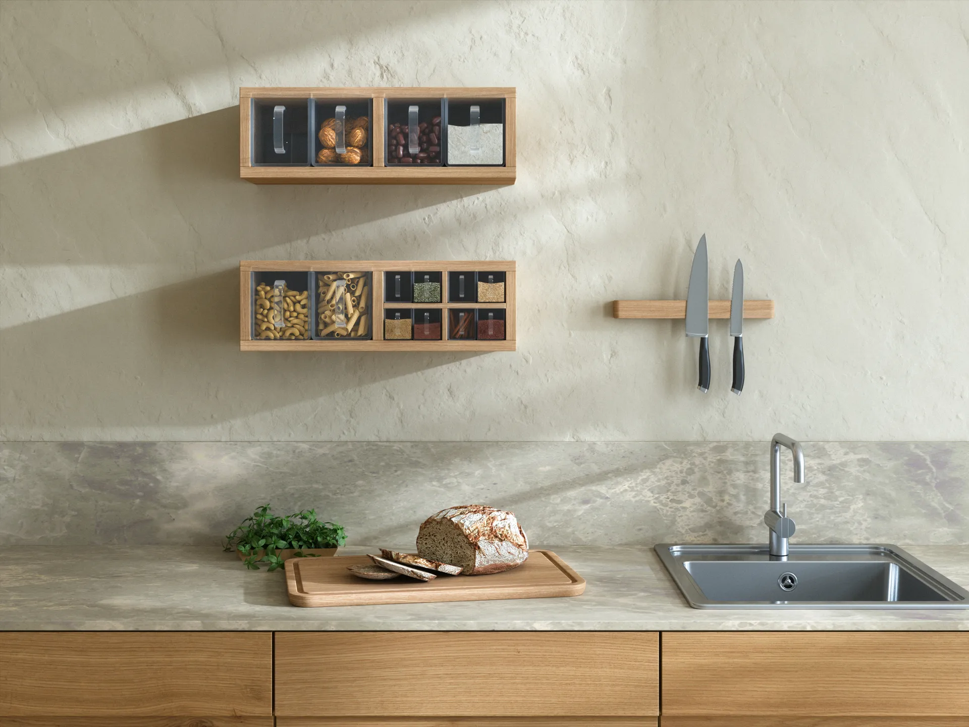 Andersen マグネットストリップ 32 cm, Oak Andersen Furniture