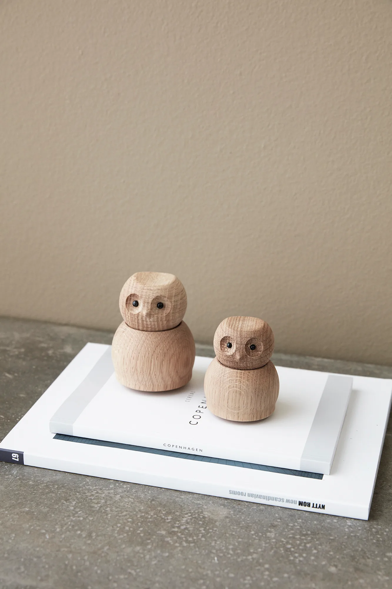 Andersen Owl ウッドフィギュア Small, Oak Andersen Furniture