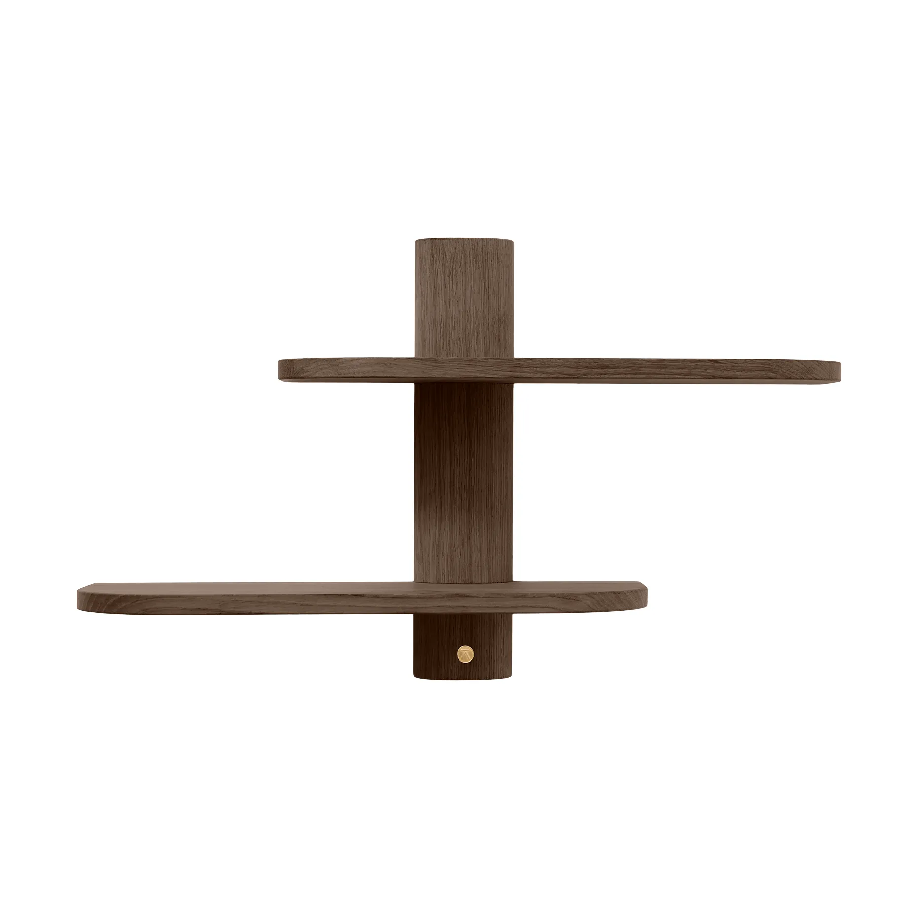 Bend ウォールシェルフ, Smoked Oiled Oak, 50x18x40 cm Andersen Furniture