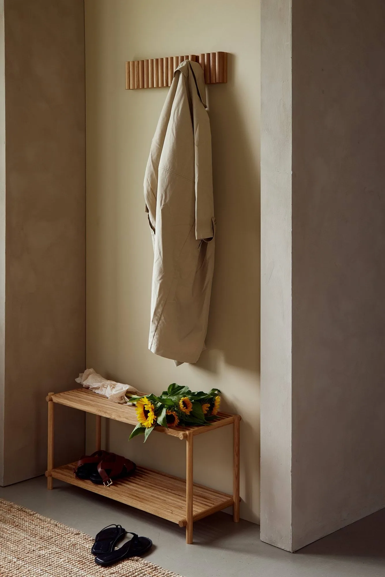 Column シューラック, Matt lacquered oak Andersen Furniture