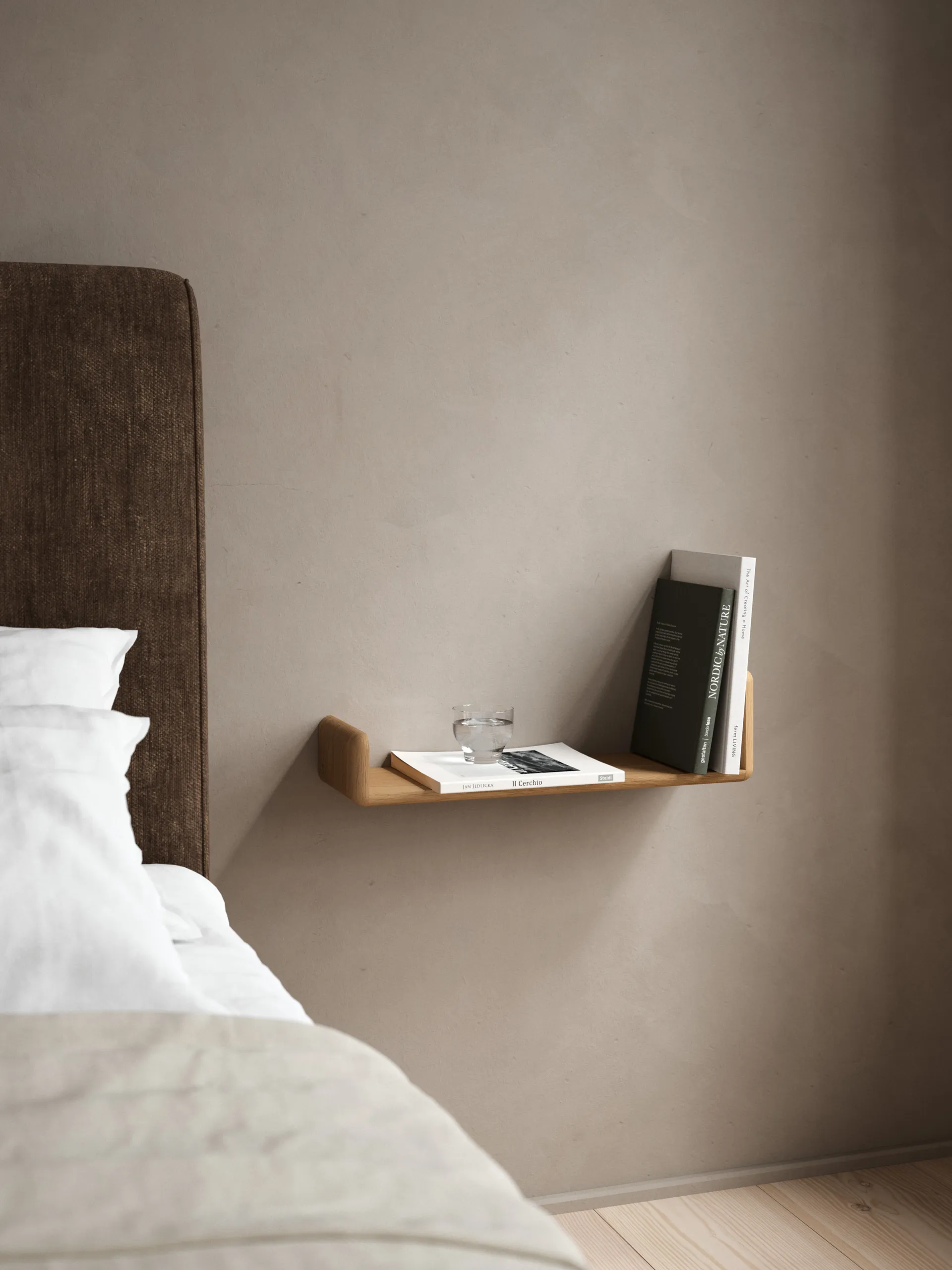 Level ウォールシェルフ, Oiled Natural Oak, 55x18x9 cm Andersen Furniture