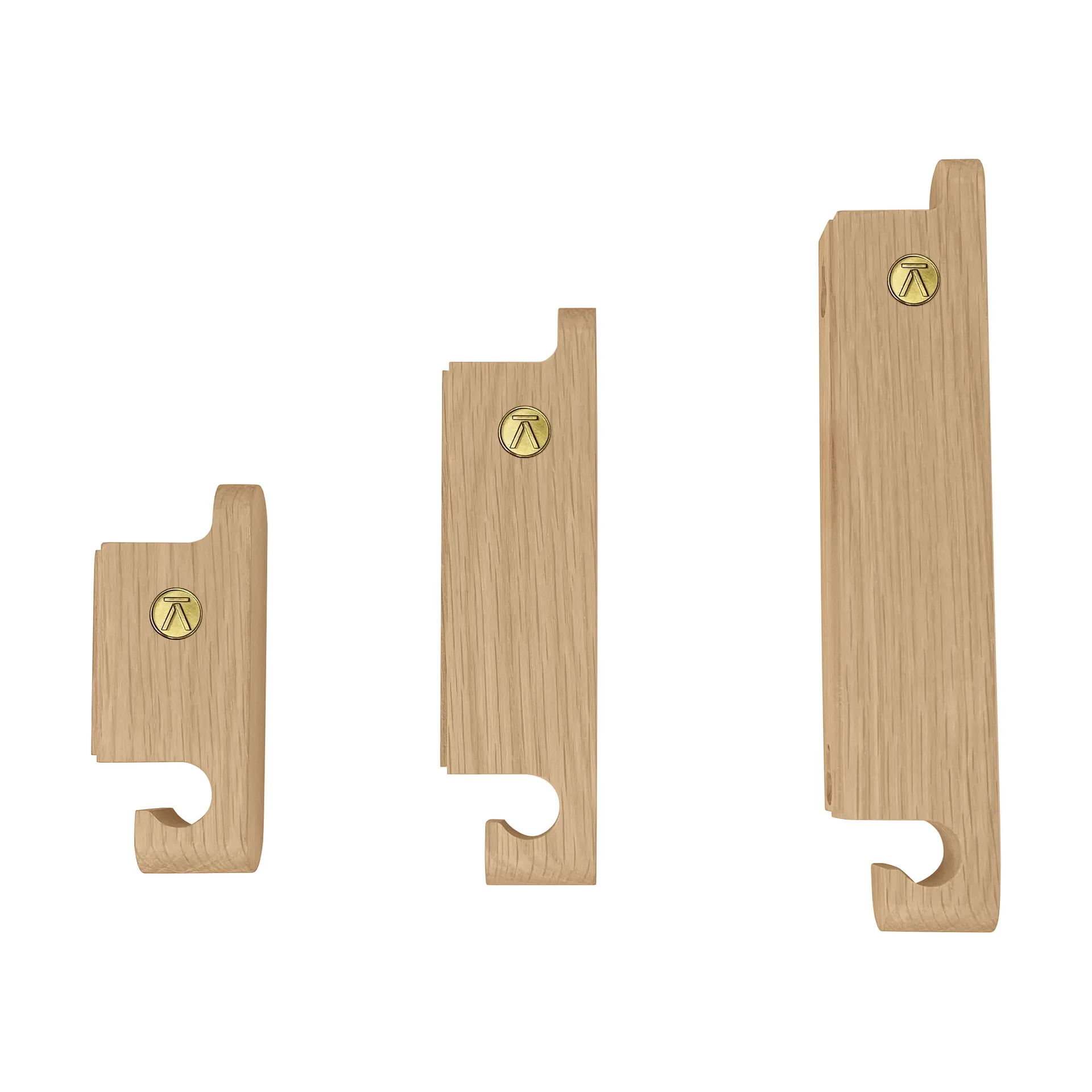 Multi Hooks フック 3セット, Oak Andersen Furniture
