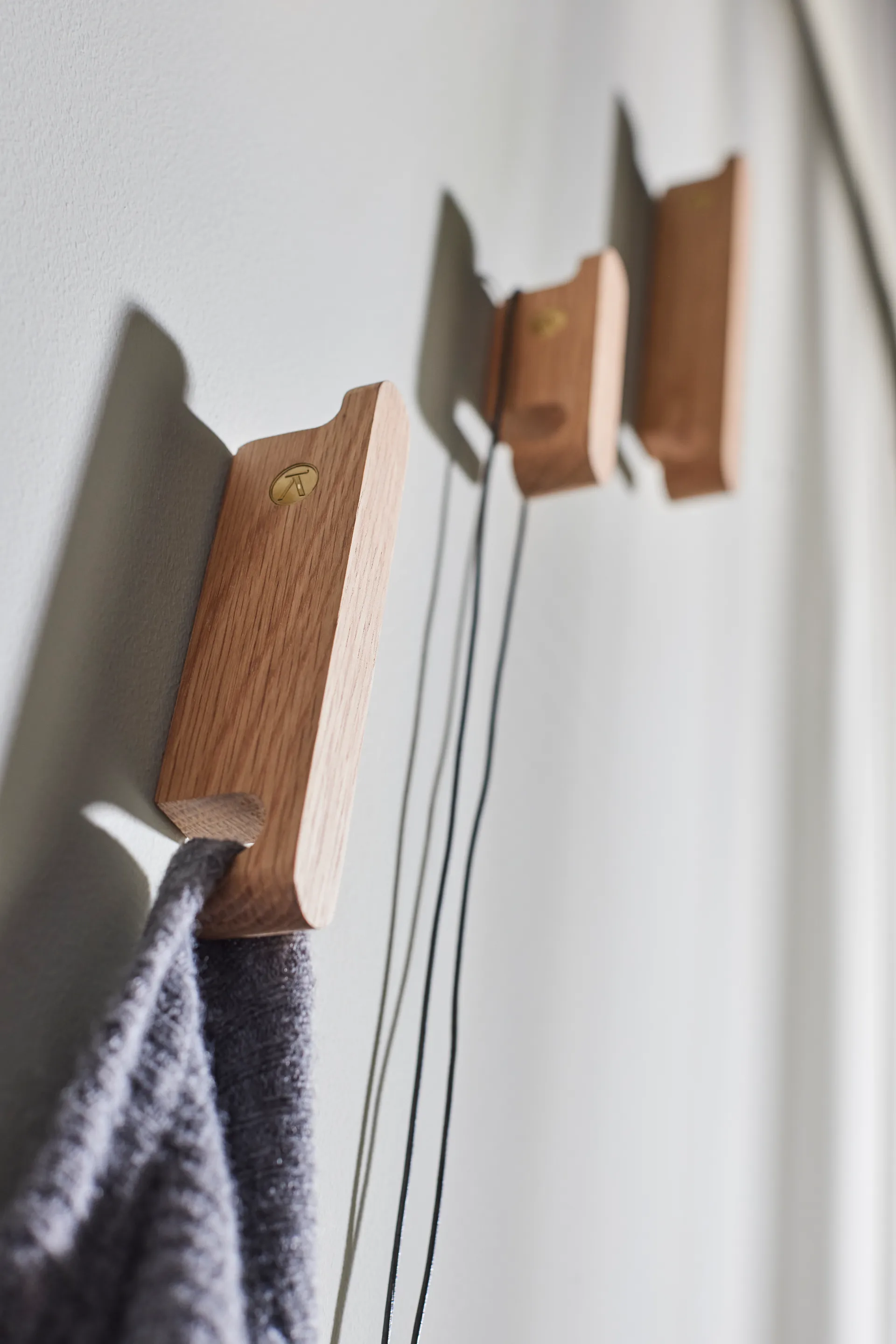 Multi Hooks フック 3セット, Oak Andersen Furniture