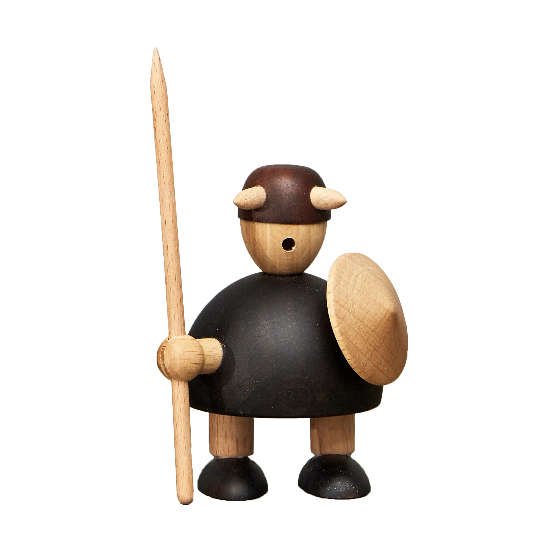 The vikings of Denmark ウッドフィギュア Small, Stained beech Andersen Furniture