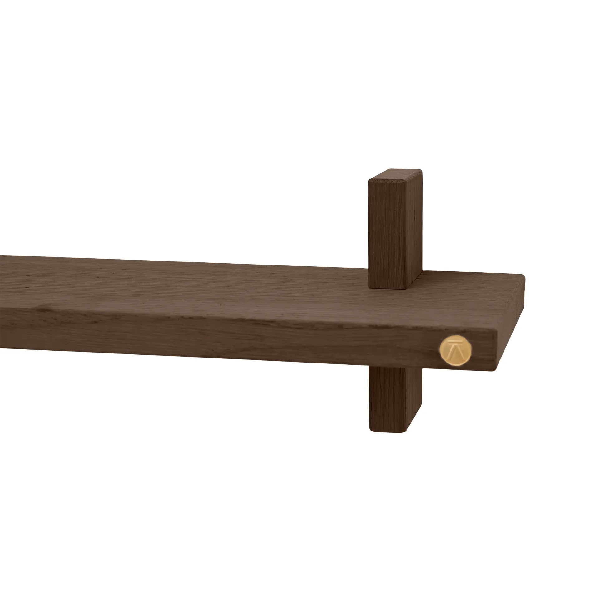 Treat シングルウォールシェルフ, Smoked Oiled Oak, 50x12x11.2 cm Andersen Furniture