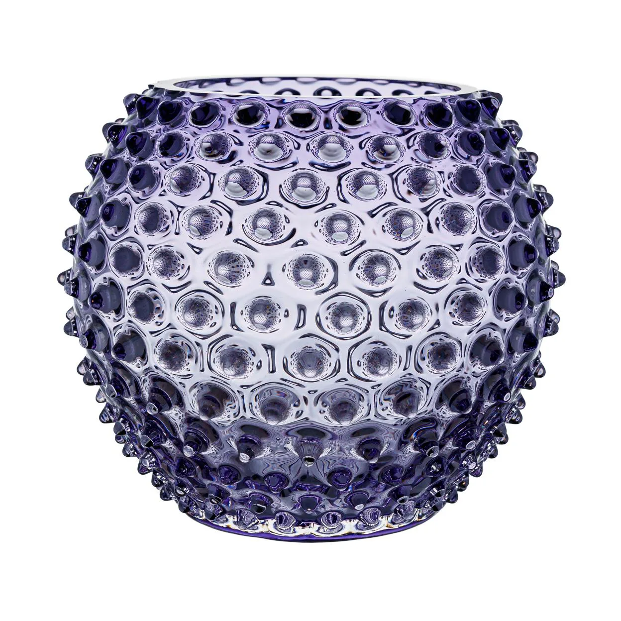 Hobnail Globe 花瓶 18 cm, Indigo Anna Von Lipa