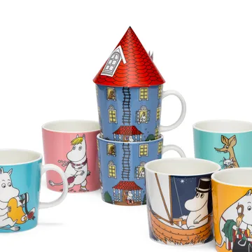 アニバーサリー マグ ムーミン 70周年 6-pack - Arabia