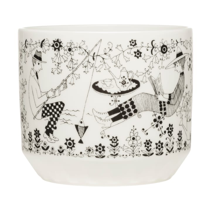 Emilia ポット Ø14 cm - Black-white - Arabia | アラビア