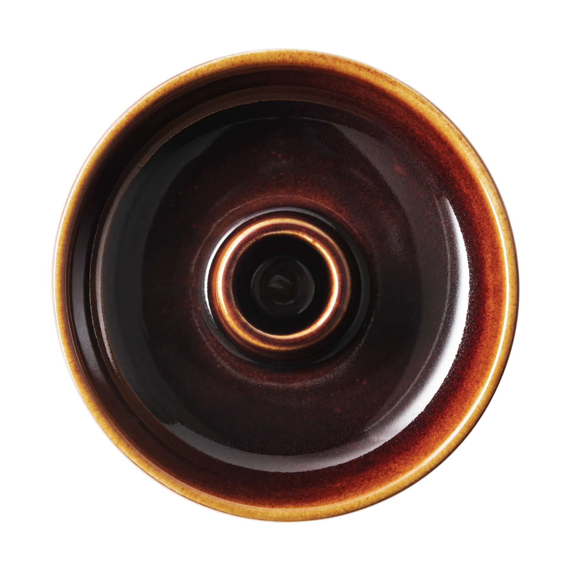 Kirnu キャンドルスティック Ø11x3.5 cm, Brown Arabia | アラビア