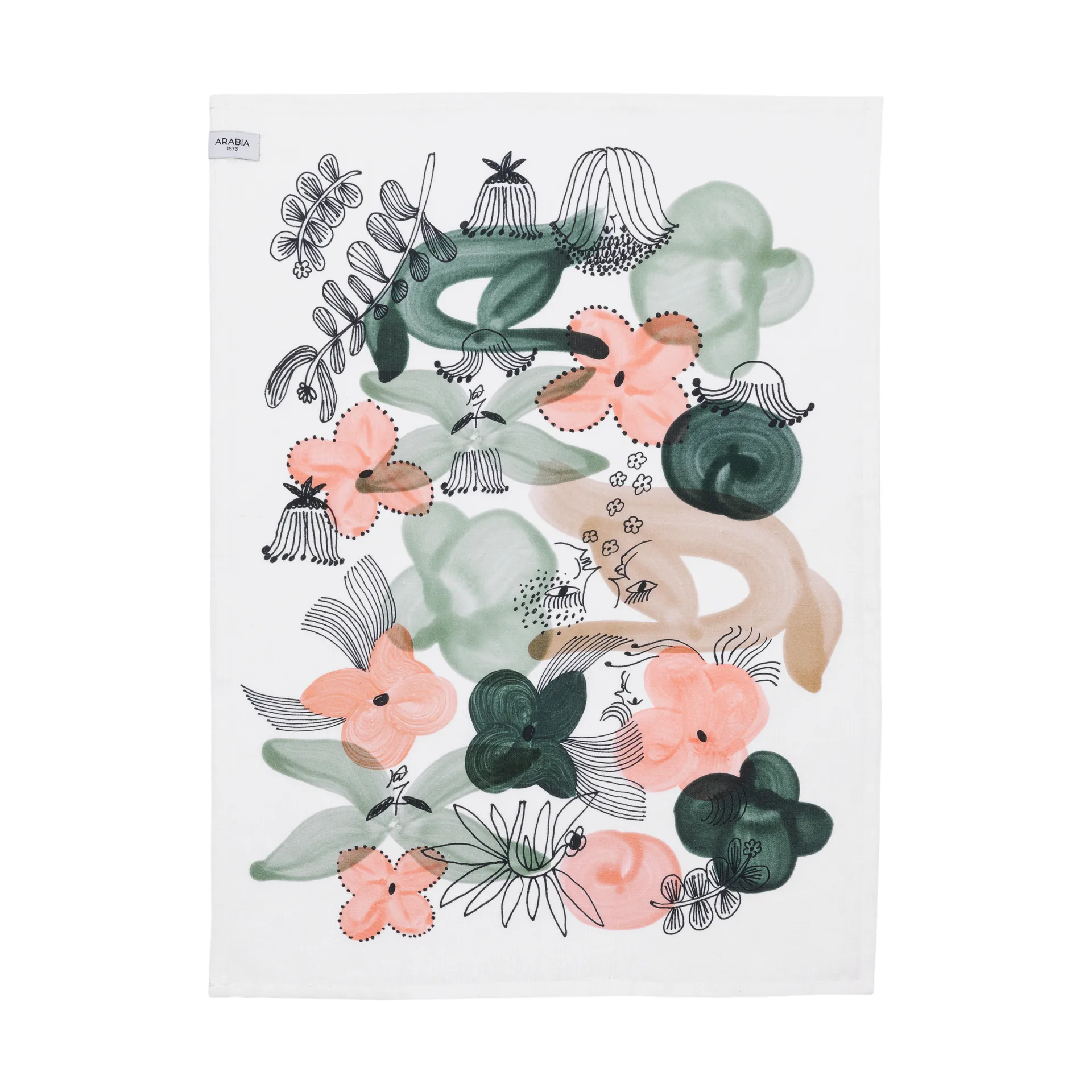 Kukkamaa キッチンタオル 50x70 cm, Green Arabia | アラビア