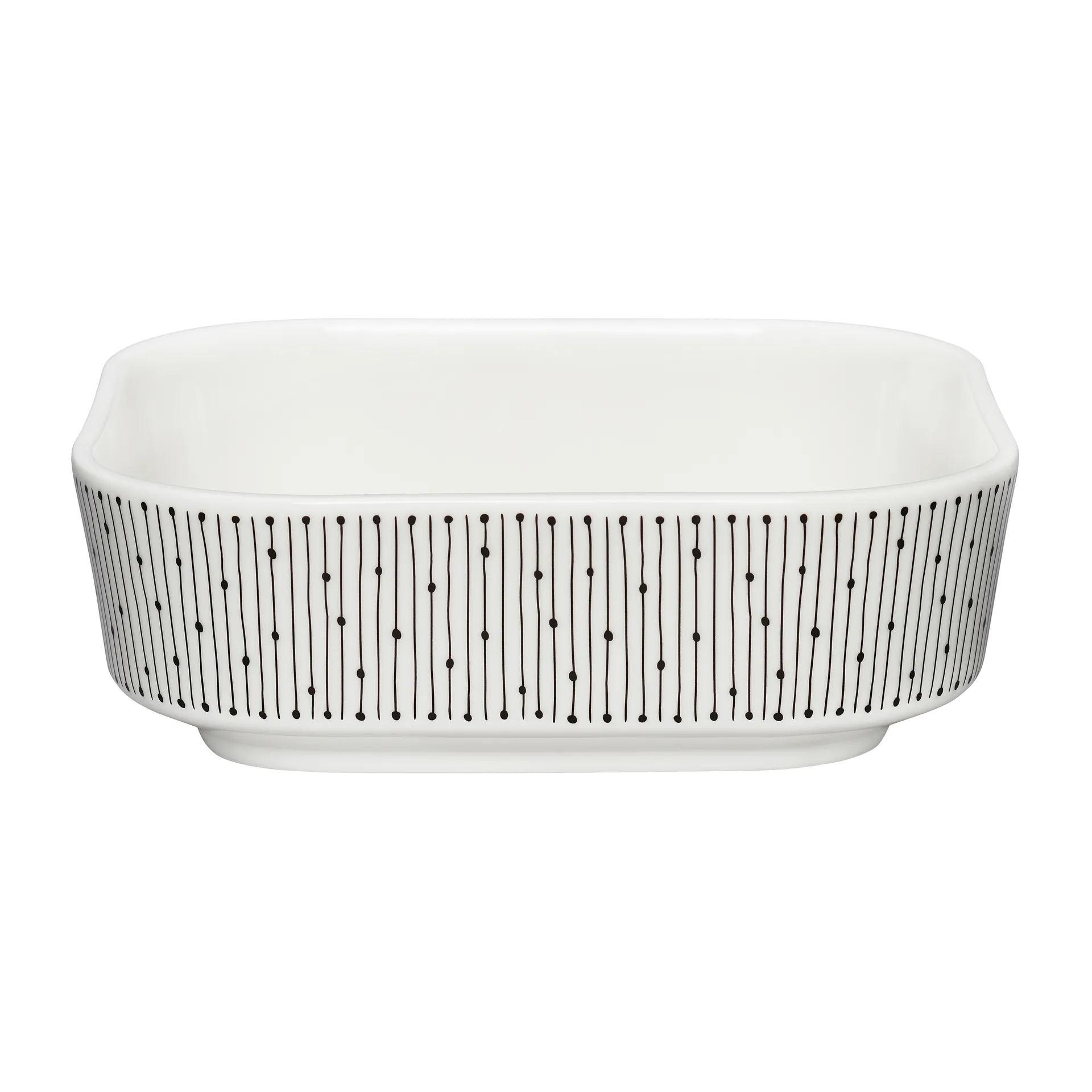 Mainio Sarastus / マイニオ オーブンディッシュ 0.7 l, Black-white Arabia | アラビア