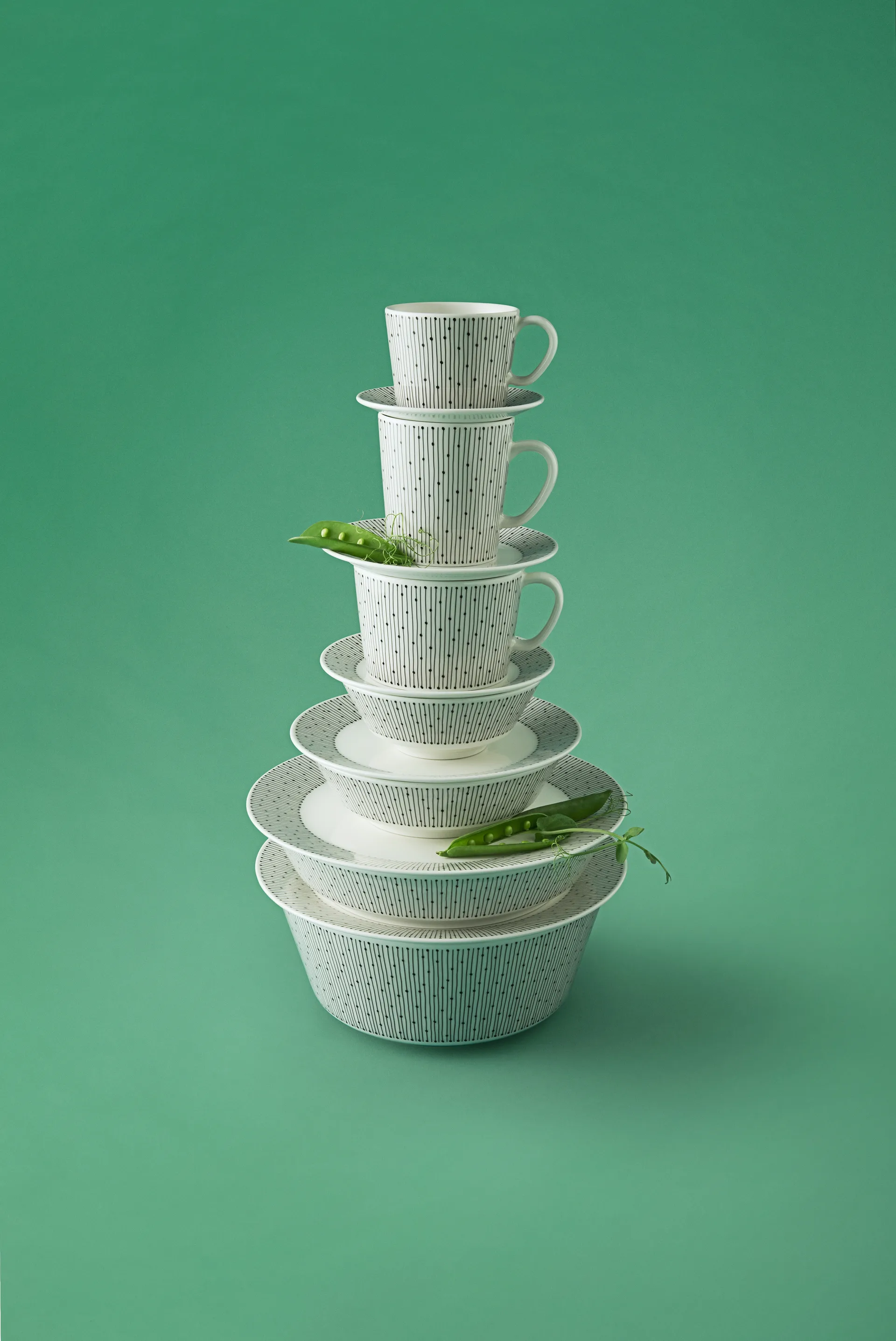 Mainio Sarastus / マイニオ サラストゥス カップ 17 cl, Black-white Arabia | アラビア