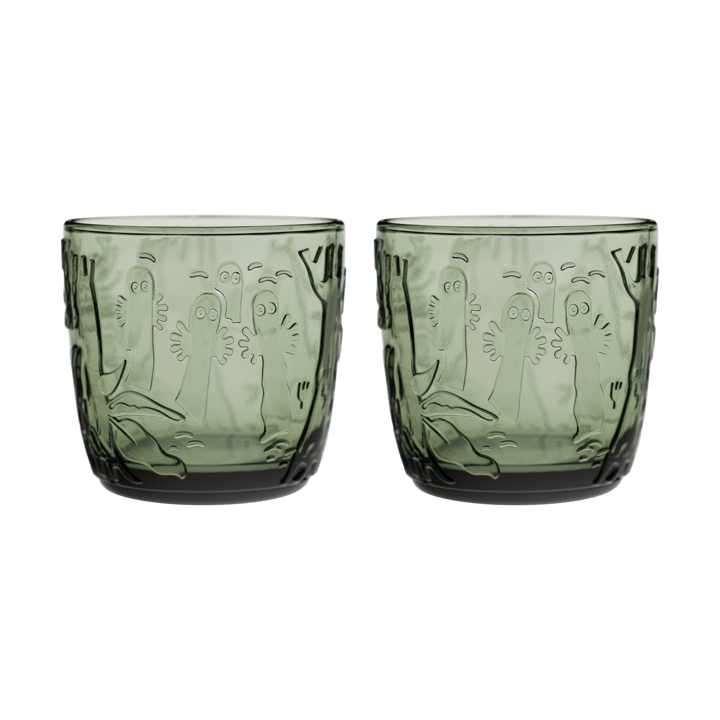 Moomin グラス 28 cl 2個セット - Pine green - Arabia | アラビア