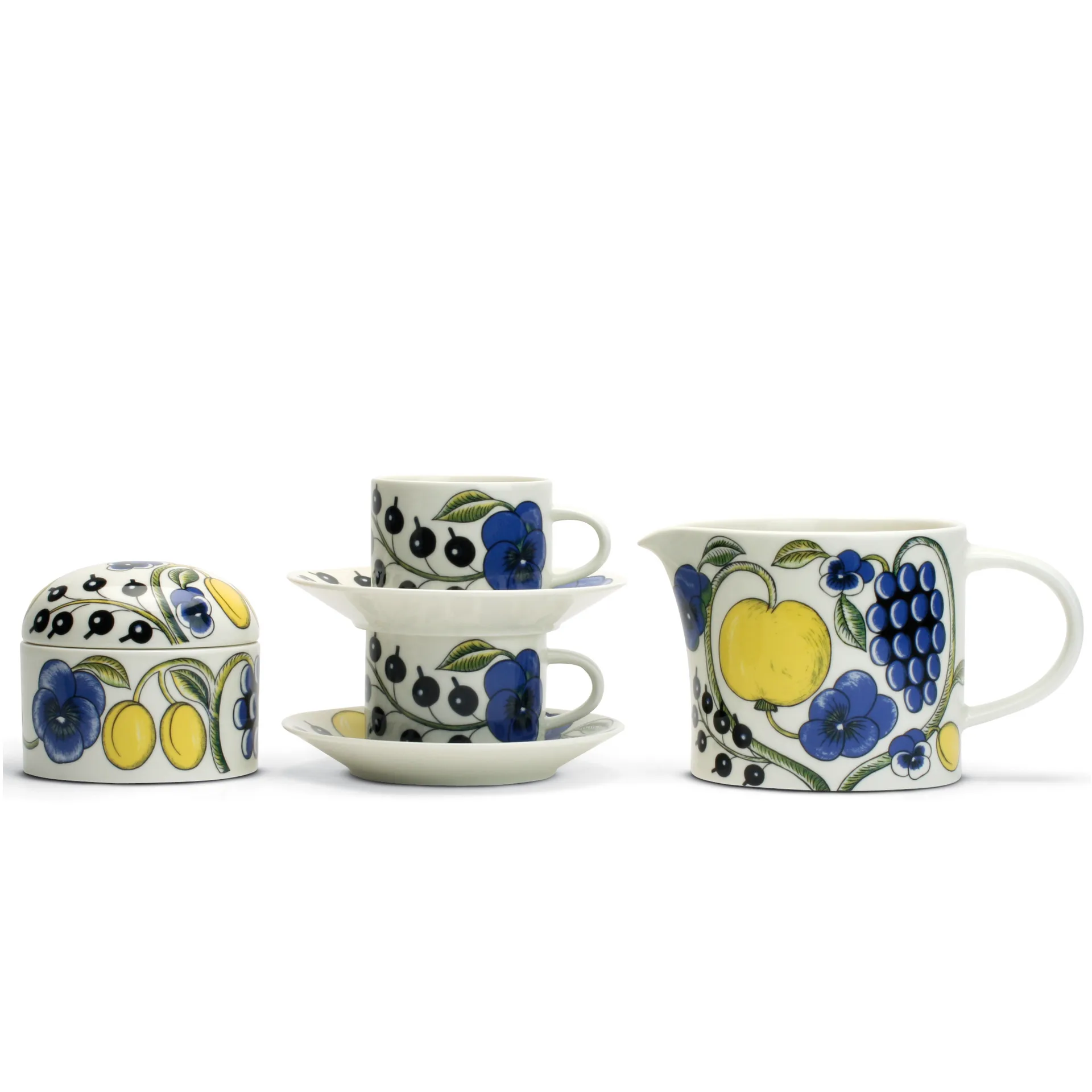 Paratiisi ボックス 蓋付き, white-multi coloured Arabia | アラビア