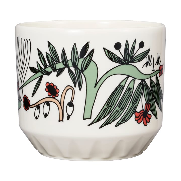 Puutarhurit 植木鉢 Ø12x10 cm - Green-white-red - Arabia | アラビア