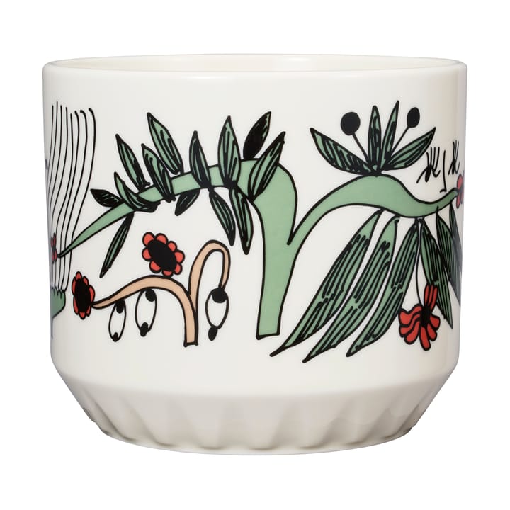 Puutarhurit 植木鉢 Ø12x14 cm - Green-white-red - Arabia | アラビア