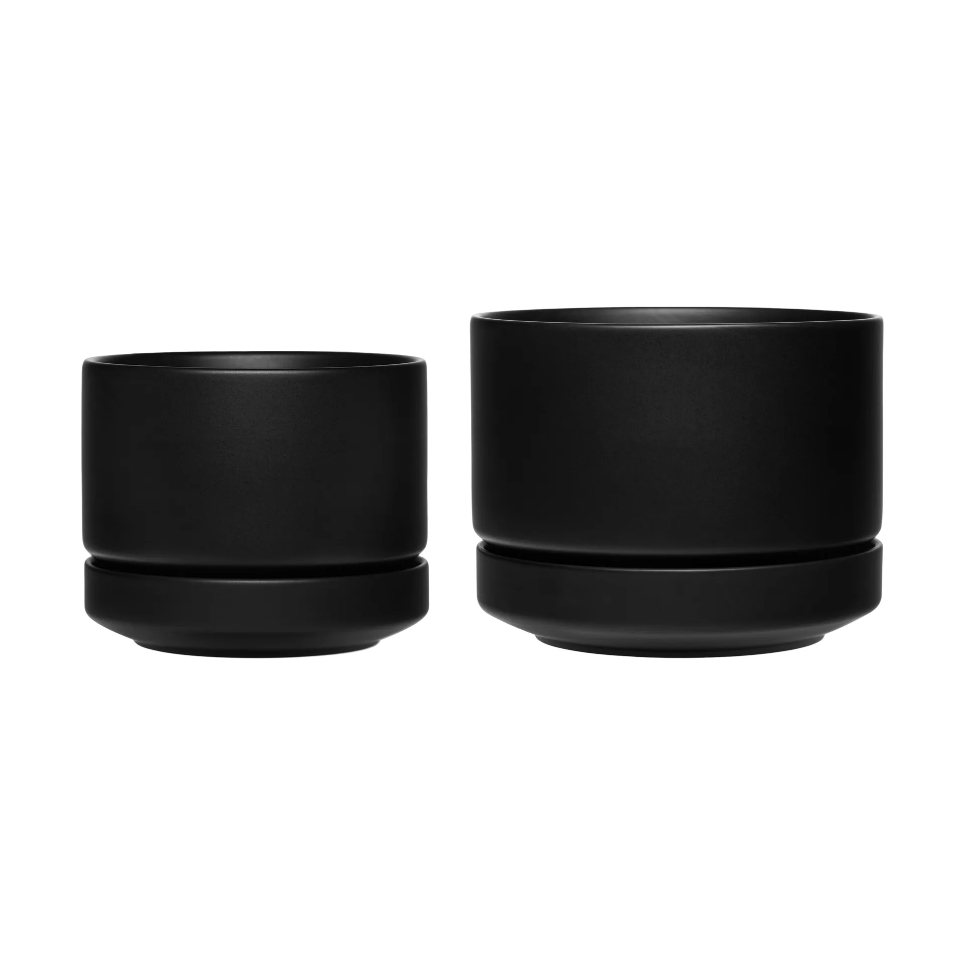 SN プラントポット Ø16 cm, Matte black Arabia | アラビア