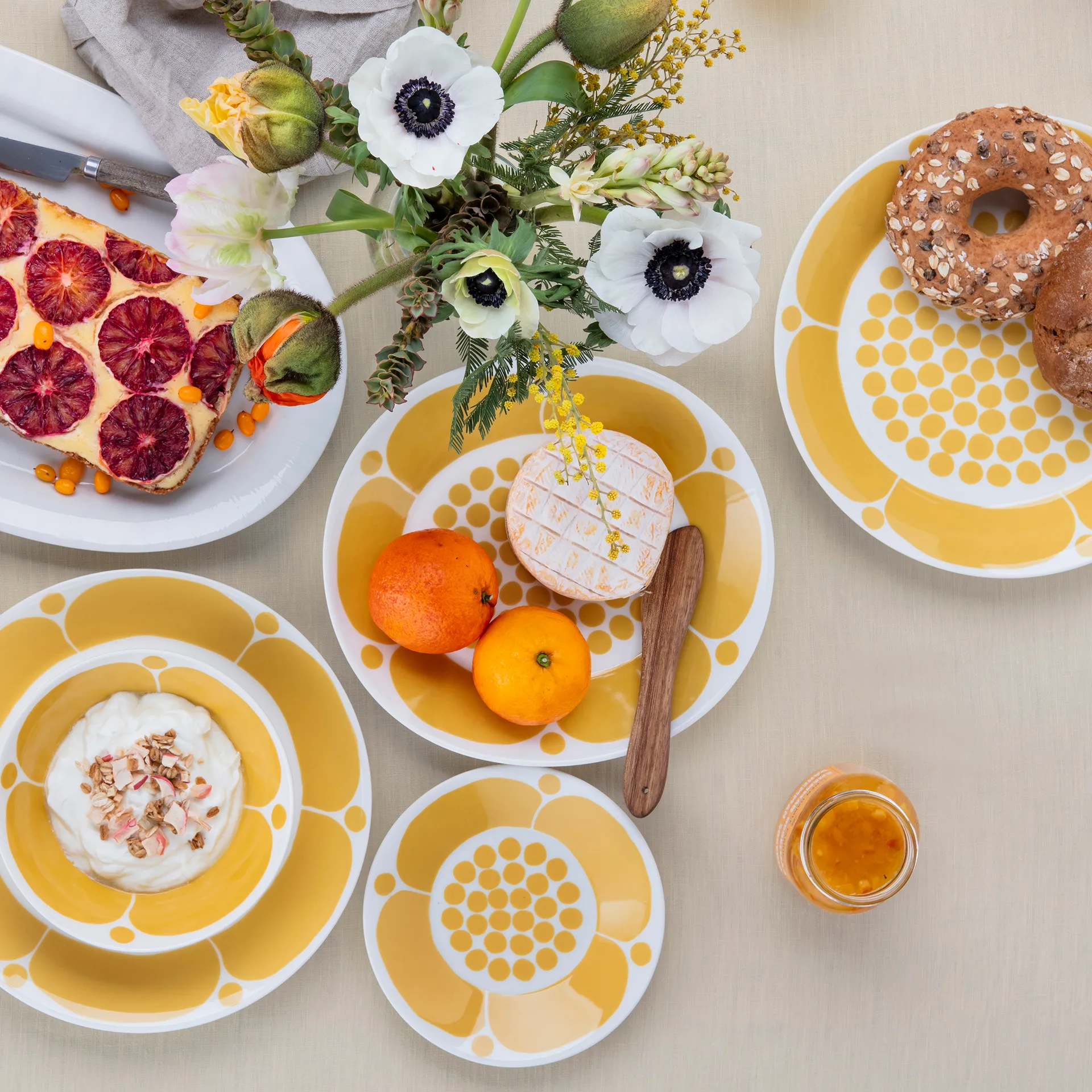 Sunnuntai プレート, Yellow, Ø26 cm Arabia | アラビア