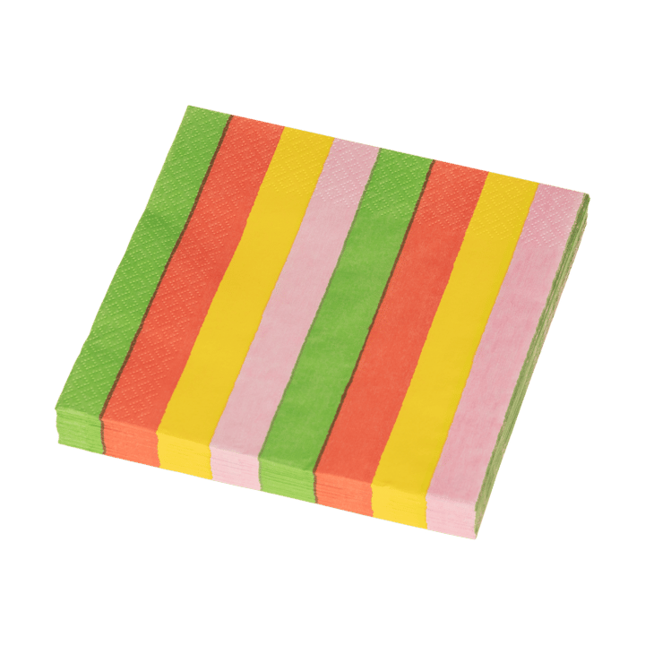 Vuokko ペーパーナプキン 33x33 cm 20枚, Small 4-strip Arabia | アラビア