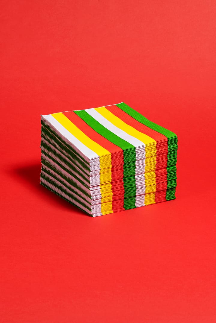 Vuokko ペーパーナプキン 33x33 cm 20枚, Small 4-strip Arabia | アラビア