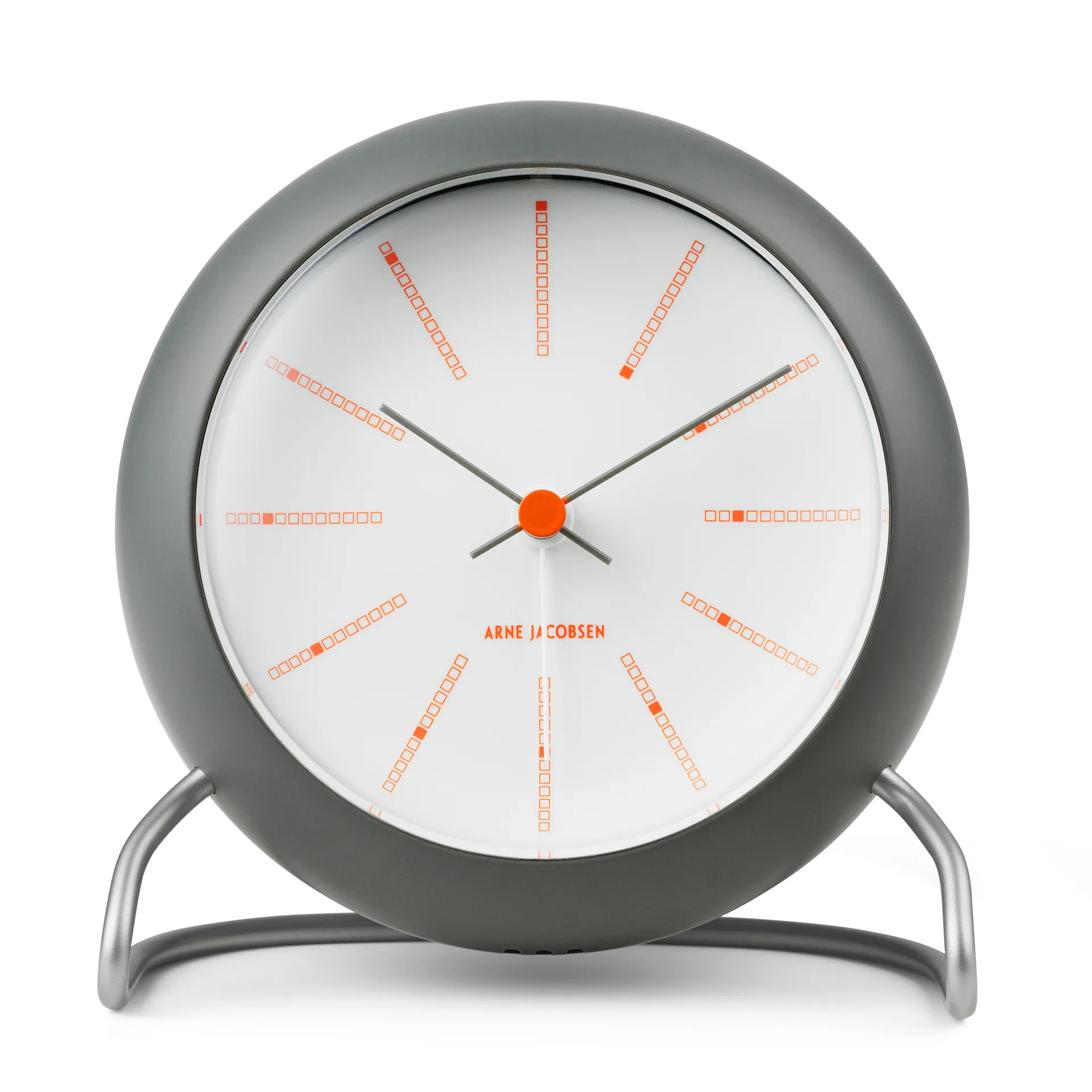 AJ Bankers テーブルクロック Ø11 cm, Dark grey Arne Jacobsen Clocks | アルネ・ヤコブセン クロック
