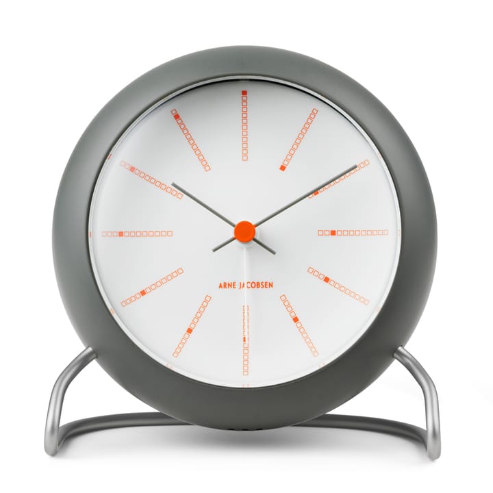 AJ Bankers テーブルクロック Ø11 cm - Dark grey - Arne Jacobsen Clocks | アルネ・ヤコブセン クロック