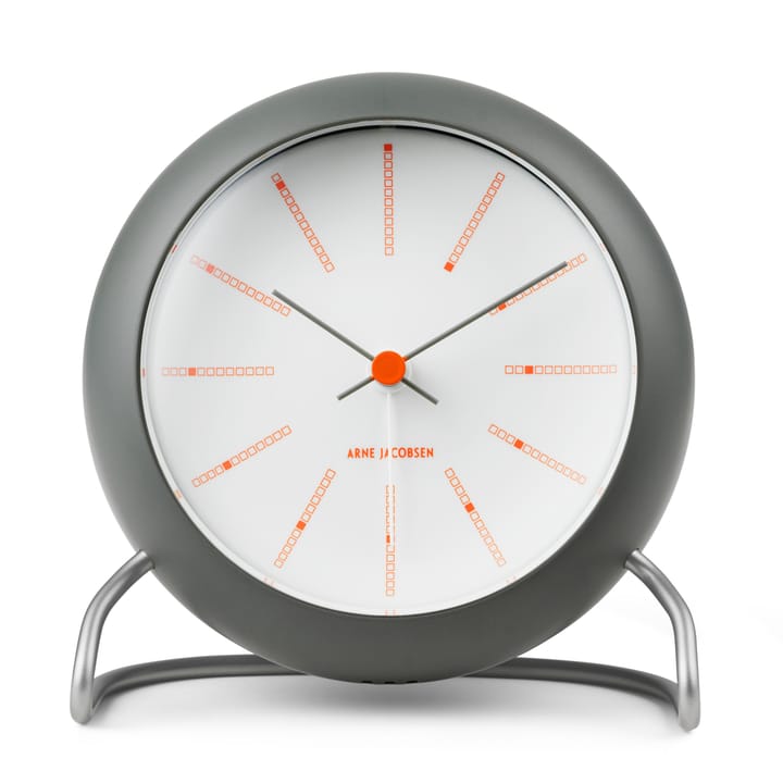 AJ Bankers テーブルクロック Ø11 cm - Dark grey - Arne Jacobsen Clocks | アルネ・ヤコブセン 時計