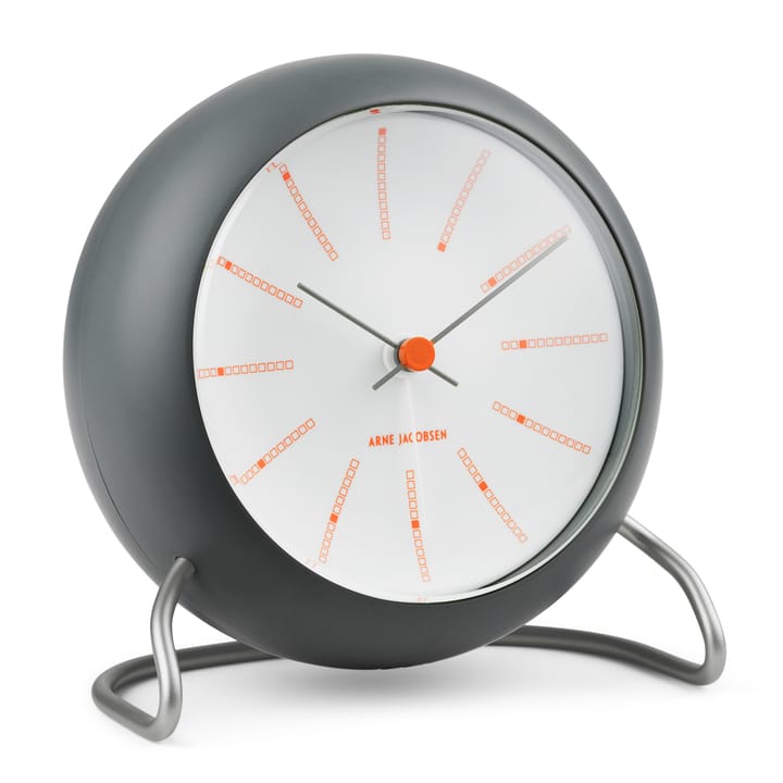 AJ Bankers テーブルクロック Ø11 cm - Dark grey - Arne Jacobsen Clocks | アルネ・ヤコブセン クロック