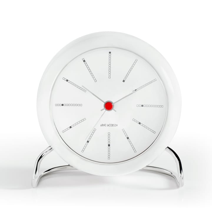 AJ Bankers テーブルクロック - white - Arne Jacobsen Clocks | アルネ・ヤコブセン クロック