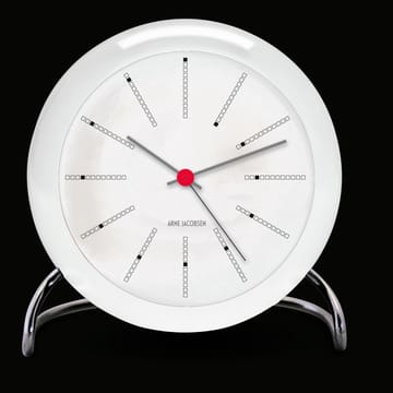 AJ Bankers テーブルクロック - white - Arne Jacobsen Clocks | アルネ・ヤコブセン 時計