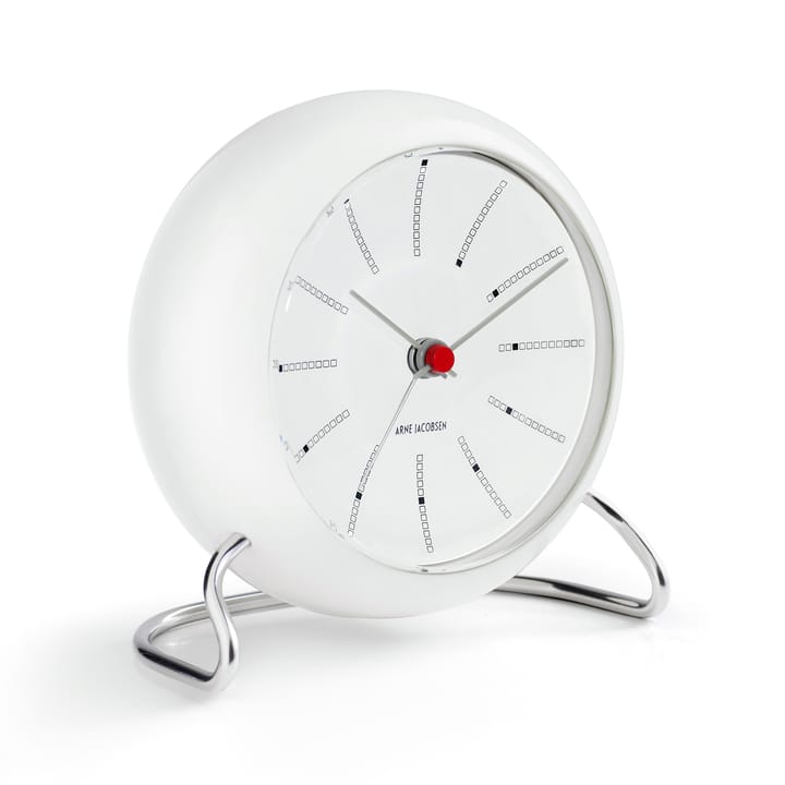 AJ Bankers テーブルクロック - white - Arne Jacobsen Clocks | アルネ・ヤコブセン 時計