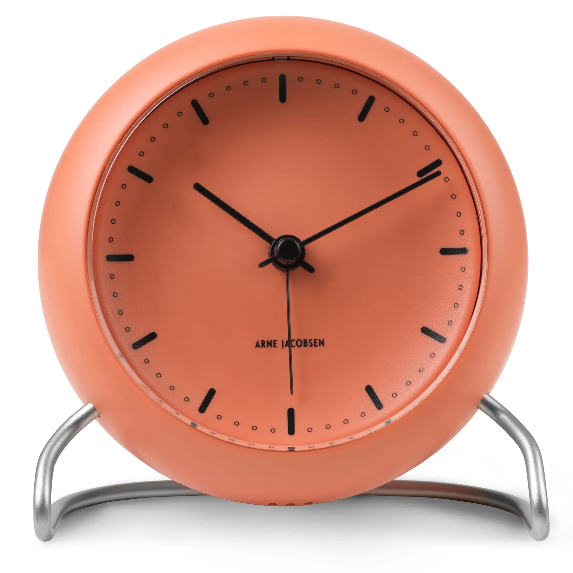 AJ City Hall テーブルクロック, pale orange Arne Jacobsen Clocks | アルネ・ヤコブセン クロック