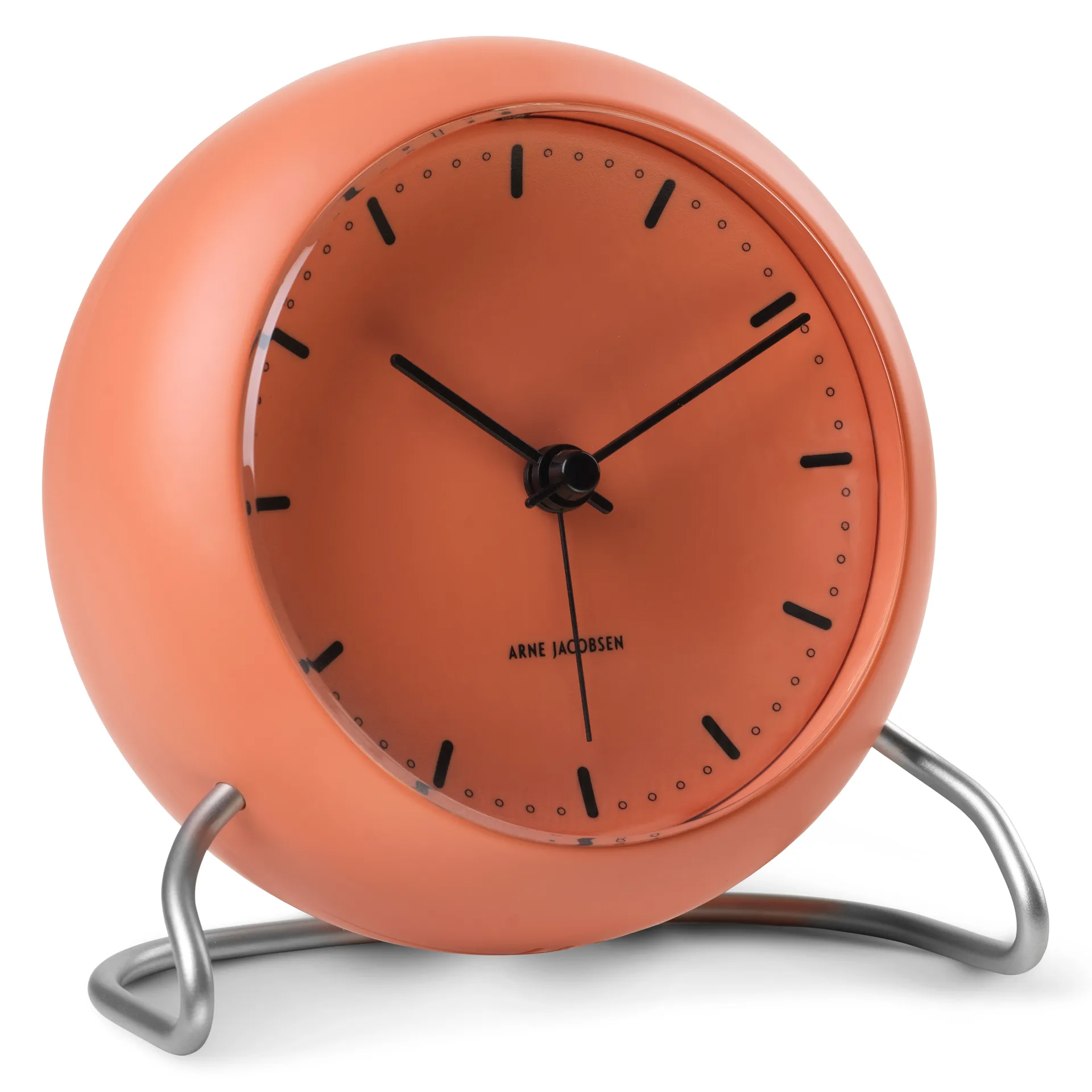 AJ City Hall テーブルクロック, pale orange Arne Jacobsen Clocks | アルネ・ヤコブセン クロック