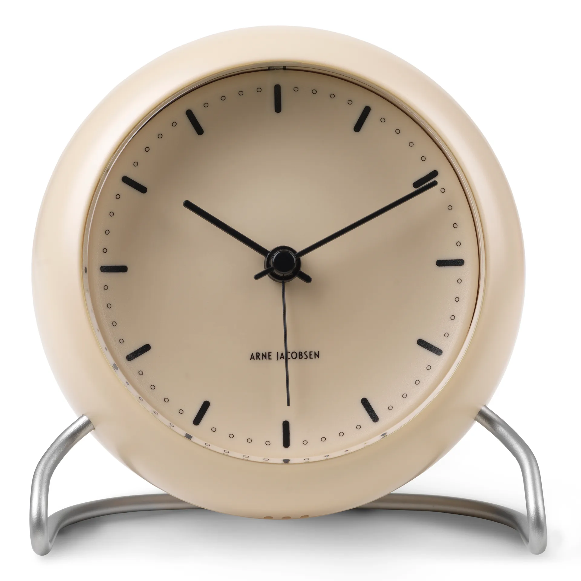 AJ City Hall テーブルクロック, sandy beige Arne Jacobsen Clocks | アルネ・ヤコブセン クロック