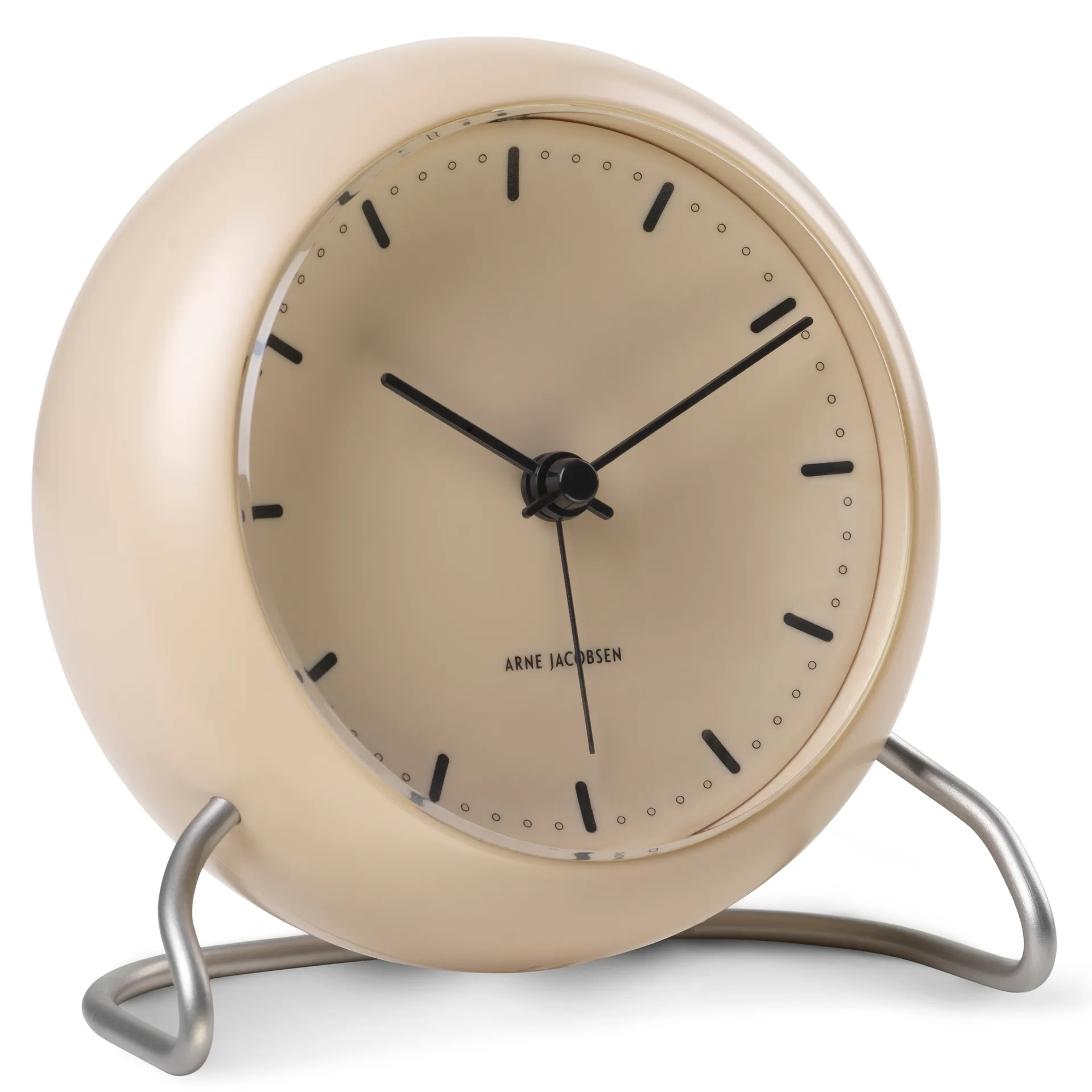 AJ City Hall テーブルクロック, sandy beige Arne Jacobsen Clocks | アルネ・ヤコブセン クロック