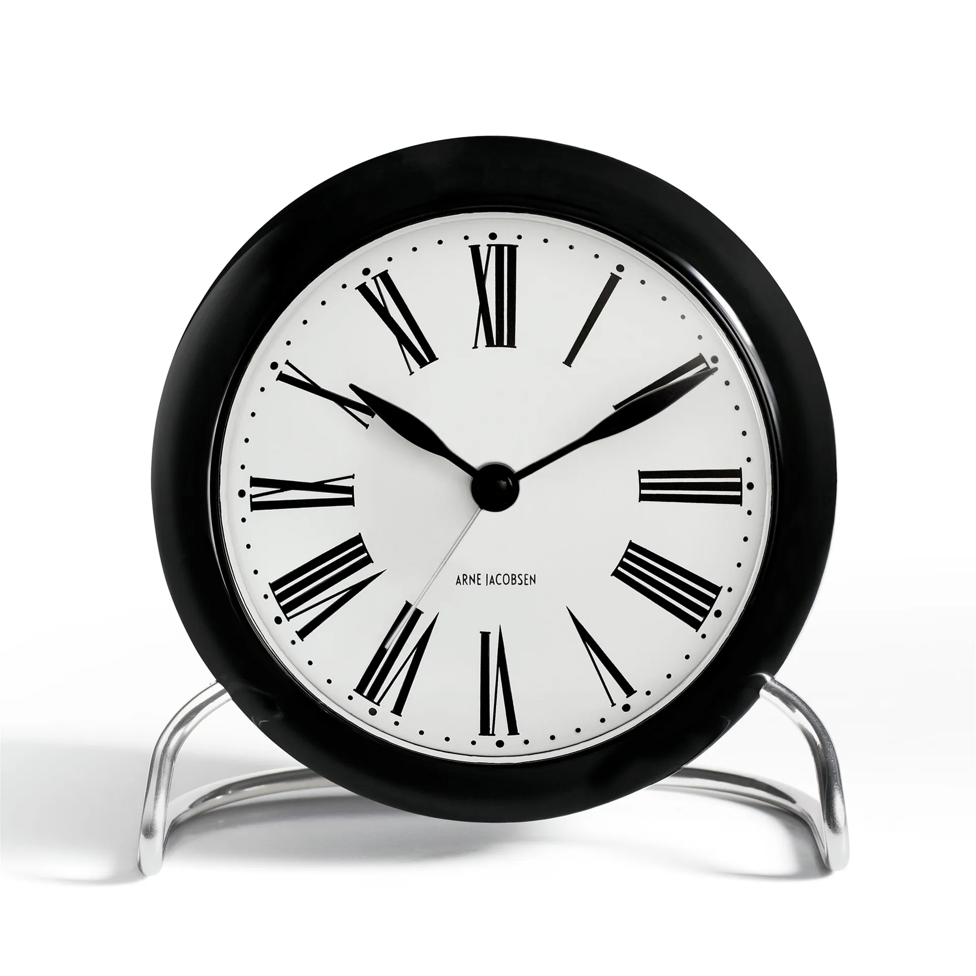 AJ Roman テーブルクロック, black Arne Jacobsen Clocks | アルネ・ヤコブセン クロック