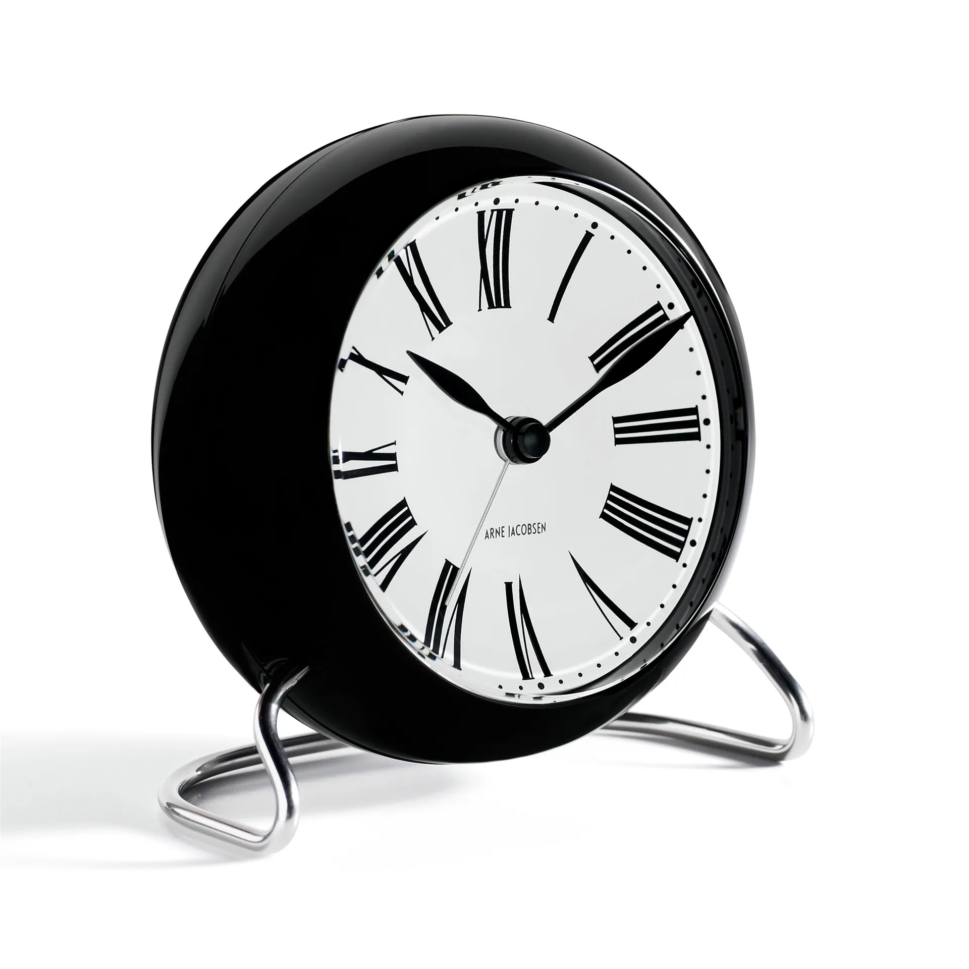 AJ Roman テーブルクロック, black Arne Jacobsen Clocks | アルネ・ヤコブセン クロック