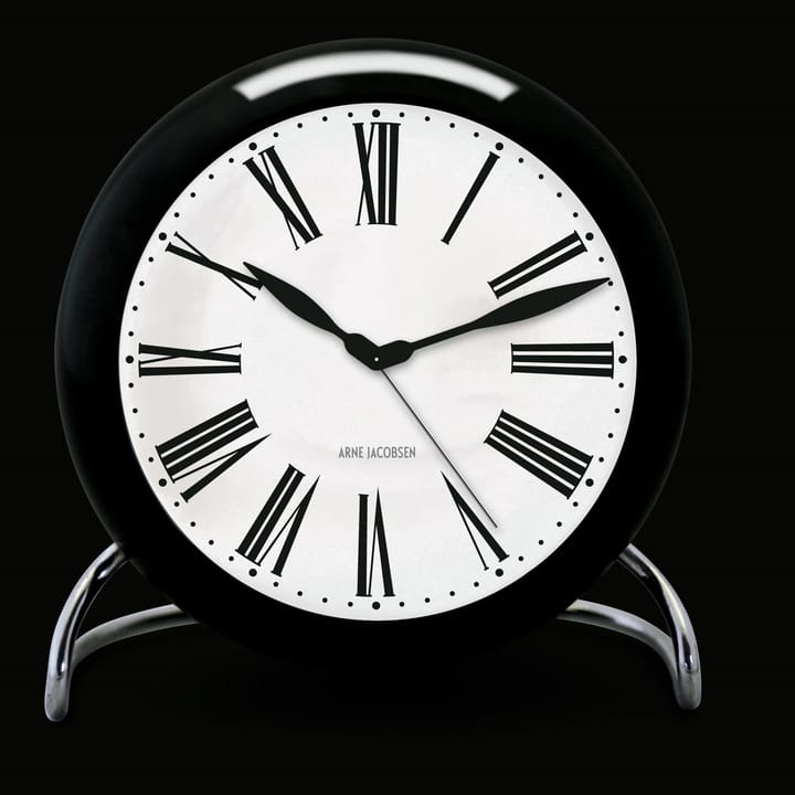 AJ Roman テーブルクロック, black Arne Jacobsen Clocks | アルネ・ヤコブセン クロック
