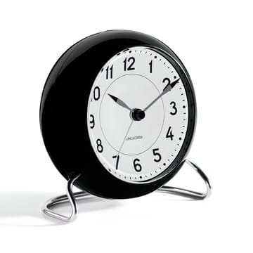 AJ Station テーブルクロック - black - Arne Jacobsen Clocks | アルネ・ヤコブセン クロック