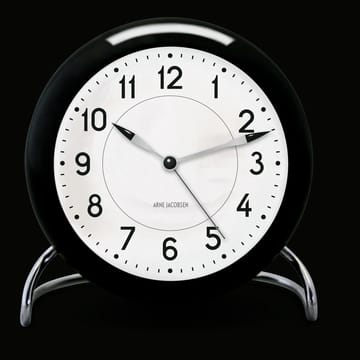 AJ Station テーブルクロック - black - Arne Jacobsen Clocks | アルネ・ヤコブセン クロック