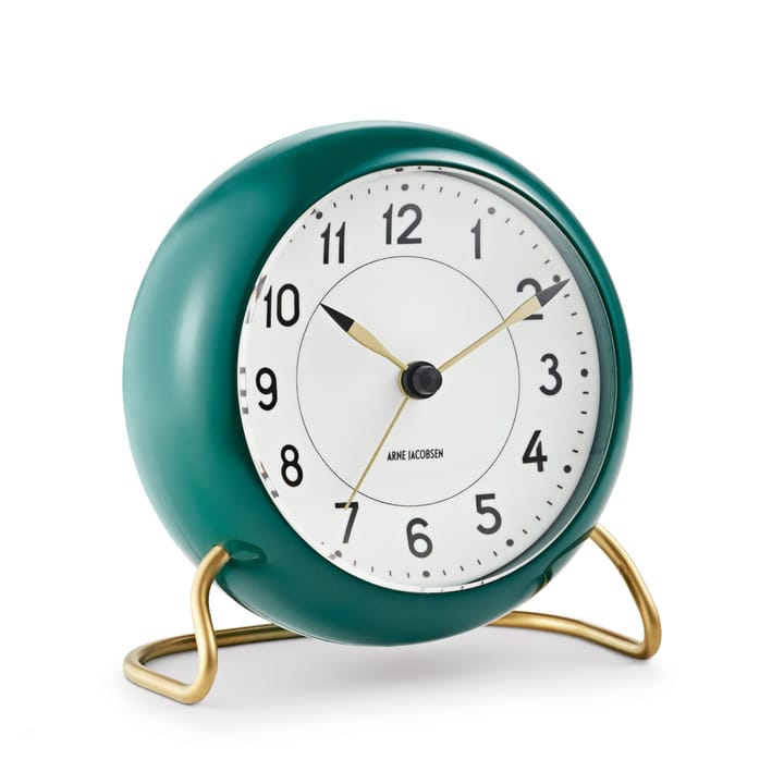 AJ Station テーブルクロック グリーン - green - Arne Jacobsen Clocks | アルネ・ヤコブセン クロック