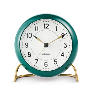 AJ Station テーブルクロック グリーン - green - Arne Jacobsen Clocks | アルネ・ヤコブセン クロック