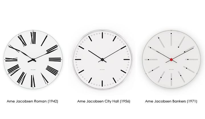 Arne Jacobsen/アルネ・ヤコブセン Bankers ウォールクロック - Ø 210 mm - Arne Jacobsen Clocks | アルネ・ヤコブセン クロック