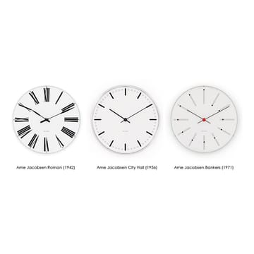 Arne Jacobsen/アルネ・ヤコブセン Bankers ウォールクロック - Ø 290 mm - Arne Jacobsen Clocks | アルネ・ヤコブセン クロック