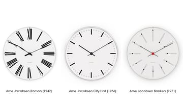 Arne Jacobsen/アルネ・ヤコブセン Bankers ウォールクロック - Ø 480 mm - Arne Jacobsen Clocks | アルネ・ヤコブセン クロック
