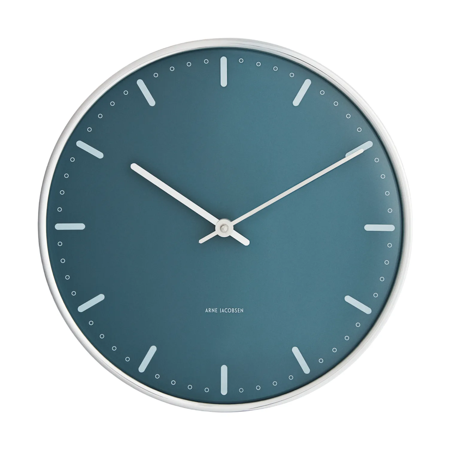 Arne Jacobsen/アルネ・ヤコブセン City Hall, Blue, Ø21 cm Arne Jacobsen Clocks | アルネ・ヤコブセン クロック