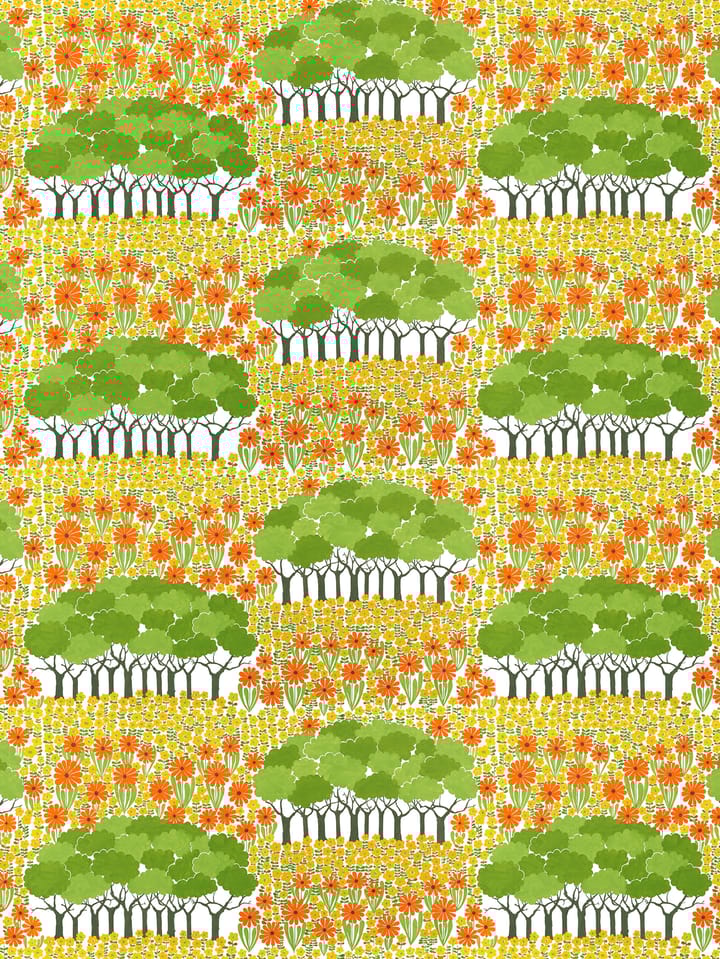 Allé ファブリック - Yellow-green - Arvidssons Textil | アルビットソン