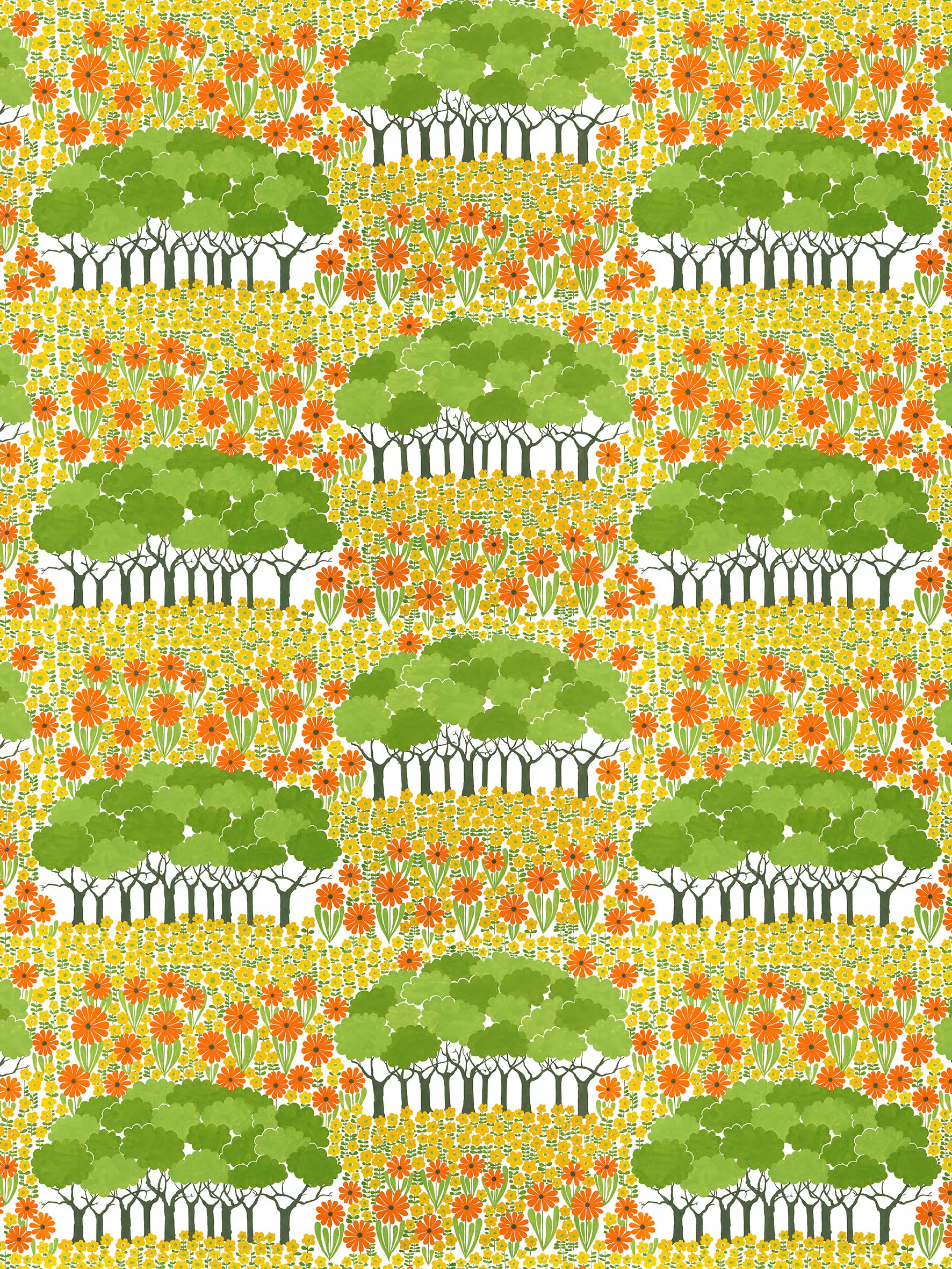 Allé オイルクロス, Yellow-green Arvidssons Textil | アルビットソン