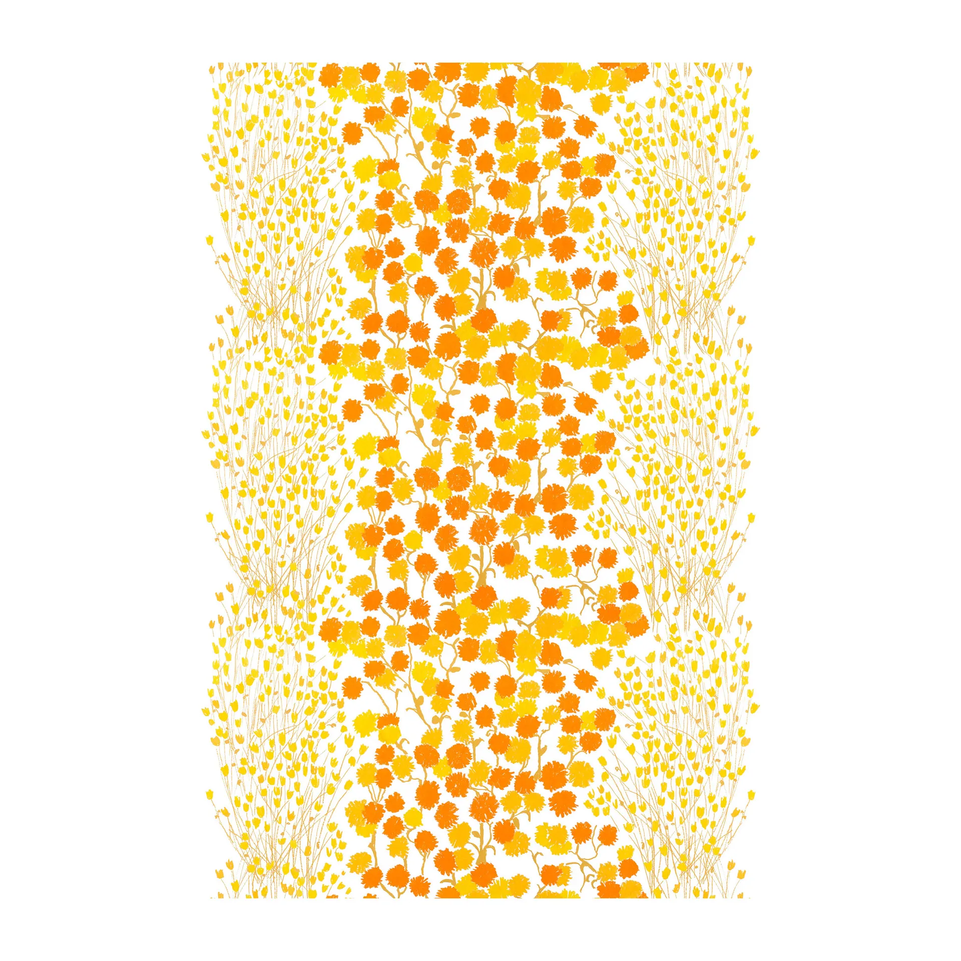 Ängen ファブリック, Yellow-orange Arvidssons Textil | アルビットソン
